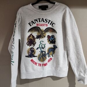Wizarding World Fantastic Beasts Harry Potter Crew Neck Size M